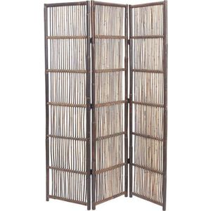 Hnědý ratanový paraván Hermien – Light & Living obraz