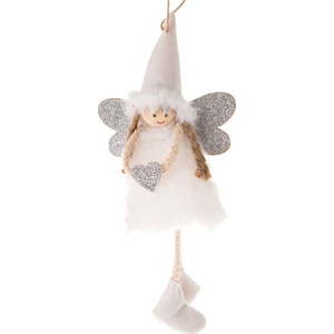 Textilní vánoční ozdoba 10 cm Angel – Dakls obraz