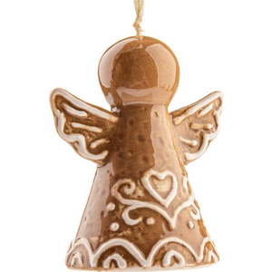 Keramická vánoční ozdoba 7 cm Angel – Dakls obraz