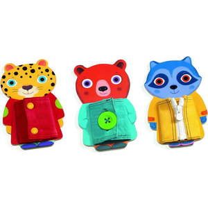 Dětská dřevěná zapínací zvířátka Djeco obraz