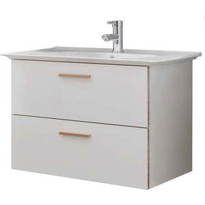 Bílé keramické umyvadlo bez baterie 80x47 cm Set 931 - Pelipal obraz