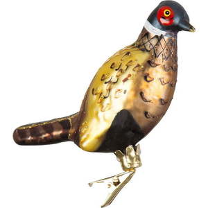 Skleněná ručně vyrobená vánoční ozdoba 18, 5 cm Bird – Sass & Belle obraz