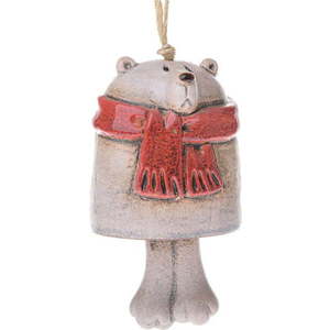 Keramická vánoční ozdoba 9 cm Polar Bear – Dakls obraz