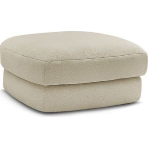 Béžová podnožka z textilie bouclé Leonore – Bobochic Paris obraz