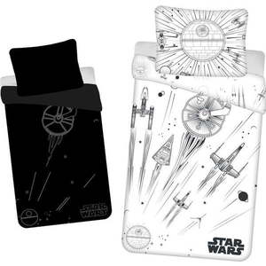 Bavlněné dětské povlečení se svítícím efektem na jednolůžko 140x200 cm Star Wars – Jerry Fabrics obraz