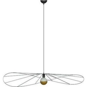 Černé závěsné svítidlo ø 70 cm Elliot – Sollux obraz