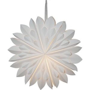 Bílá vánoční dekorace Star Trading Clipp, ø 60 cm obraz