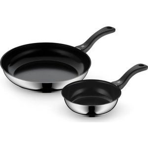 Nerezové pánve v sadě 2 ks s keramickým povrchem ø 28 cm Devil – WMF obraz