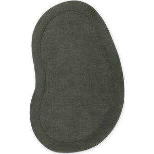 Tmavě zelený ručně tkaný koberec s příměsí vlny 125x200 cm Kari Organic – Villeroy&Boch obraz