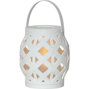 Bílá lucerna Star Trading Flame Lantern, výška 16 cm obraz