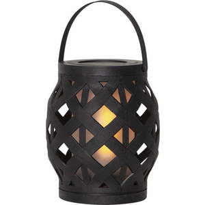 Černá lucerna Star Trading Flame Lantern, výška 16 cm obraz