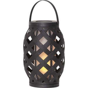 Černá lucerna Star Trading Flame Lantern, výška 23 cm obraz