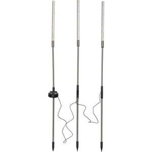 Sada 3 venkovních solárních LED světelných dekorací Star Trading Bubbly, výška 83 cm obraz