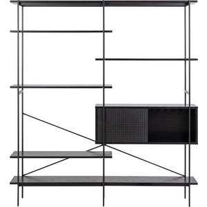 Černá knihovna 172x188x27 cm Angus – Actona obraz