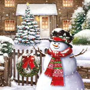 Ubrousky v sadě 20 ks 33x33 cm Noel – Homéa obraz