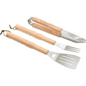 Set 3 kusů grilovacího nářadí Cattara Wood obraz