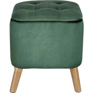 Zelený sametový taburet – Wenko obraz
