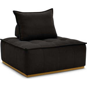 Černé žinylkové křeslo Elisa – Bobochic Paris obraz