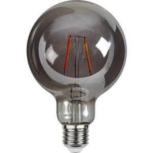 Teplá LED filamentová žárovka E27, 2 W Plain Smoke – Star Trading obraz