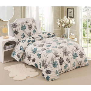 Krémové povlečení na jednolůžko z mikroplyše 140x200 cm – My House obraz