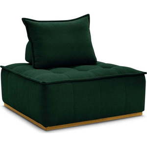 Tmavě zelené žinylkové křeslo Elisa – Bobochic Paris obraz