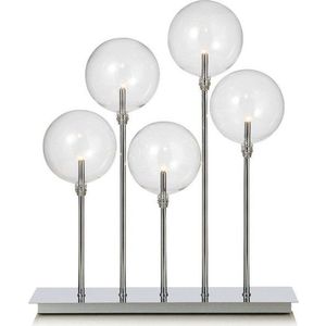 Svícen ve stříbrné barvě Markslöjd Master, výška 42 cm obraz