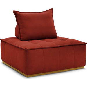 Žinylkové křeslo v cihlové barvě Elisa – Bobochic Paris obraz