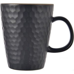 Černý keramický hrnek 420 ml Tea Time – Orion obraz