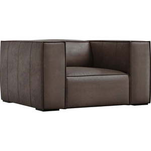 Hnědé kožené křeslo Madame – Windsor & Co Sofas obraz