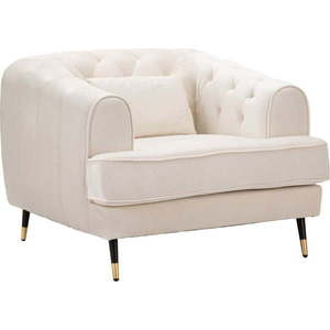 Krémové křeslo Praga – Mauro Ferretti obraz