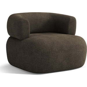 Hnědé křeslo z textilie bouclé Jenny – Micadoni Home obraz