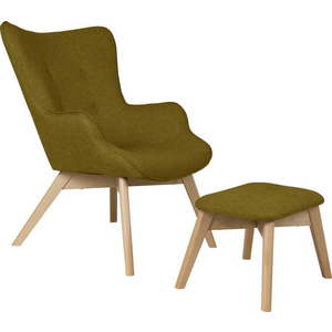 S podnožkou křeslo obraz