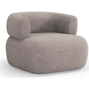 Béžové křeslo z textilie bouclé Jenny – Micadoni Home obraz