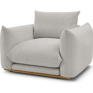 Světle šedé křeslo Ernest – Bobochic Paris obraz