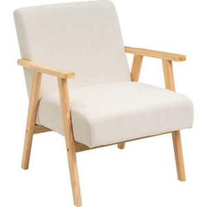 Bílé žinylkové křeslo Vintage – Casa Selección obraz