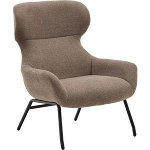 Hnědé křeslo Belina – Kave Home obraz