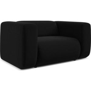 Černé sametové křeslo Ekahi – Makamii obraz