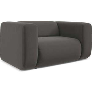 Šedé sametové křeslo Ekahi – Makamii obraz