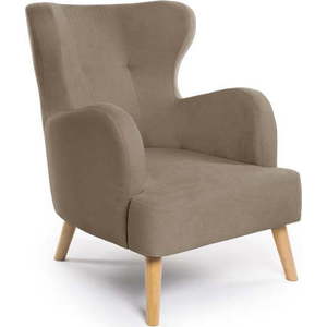 Béžové křeslo ušák Noemye – Bonami Selection obraz