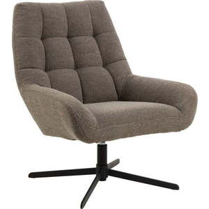 Šedo-hnědé křeslo z textilie bouclé Paris – Actona obraz