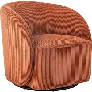 Oranžové manšestrové křeslo ušák Pradi – Bloomingville obraz