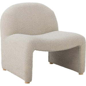 Krémové křeslo z textilie bouclé Neel – Bloomingville obraz