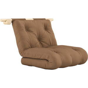 Hnědé křeslo Hooked – Karup Design obraz