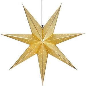 Světelná dekorace s vánočním motivem ve zlaté barvě ø 45 cm Glitter – Markslöjd obraz