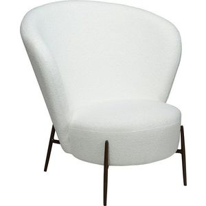 Bílé křeslo z textilie bouclé Orbit – DAN-FORM Denmark obraz