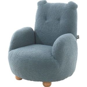 Modré dětské křesílko z textilie bouclé Rocky – Vipack obraz