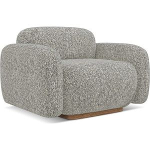 Šedé křeslo Ailani – Makamii obraz