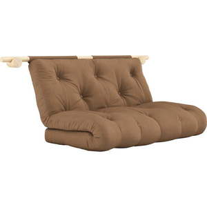 Hnědá rozkládací pohovka 135 cm Hooked – Karup Design obraz