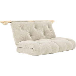 Krémová manšestrová rozkládací pohovka 135 cm Hooked – Karup Design obraz