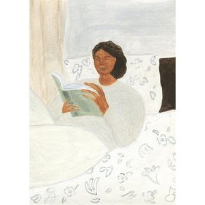 Plakát 50x70 cm Morning Read – Isabelle Vandeplassche – The Poster Club obraz